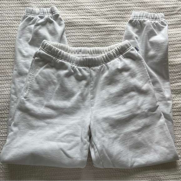 Tna Extra Fleece Mega White Sweatpants - Picture 1 of 2